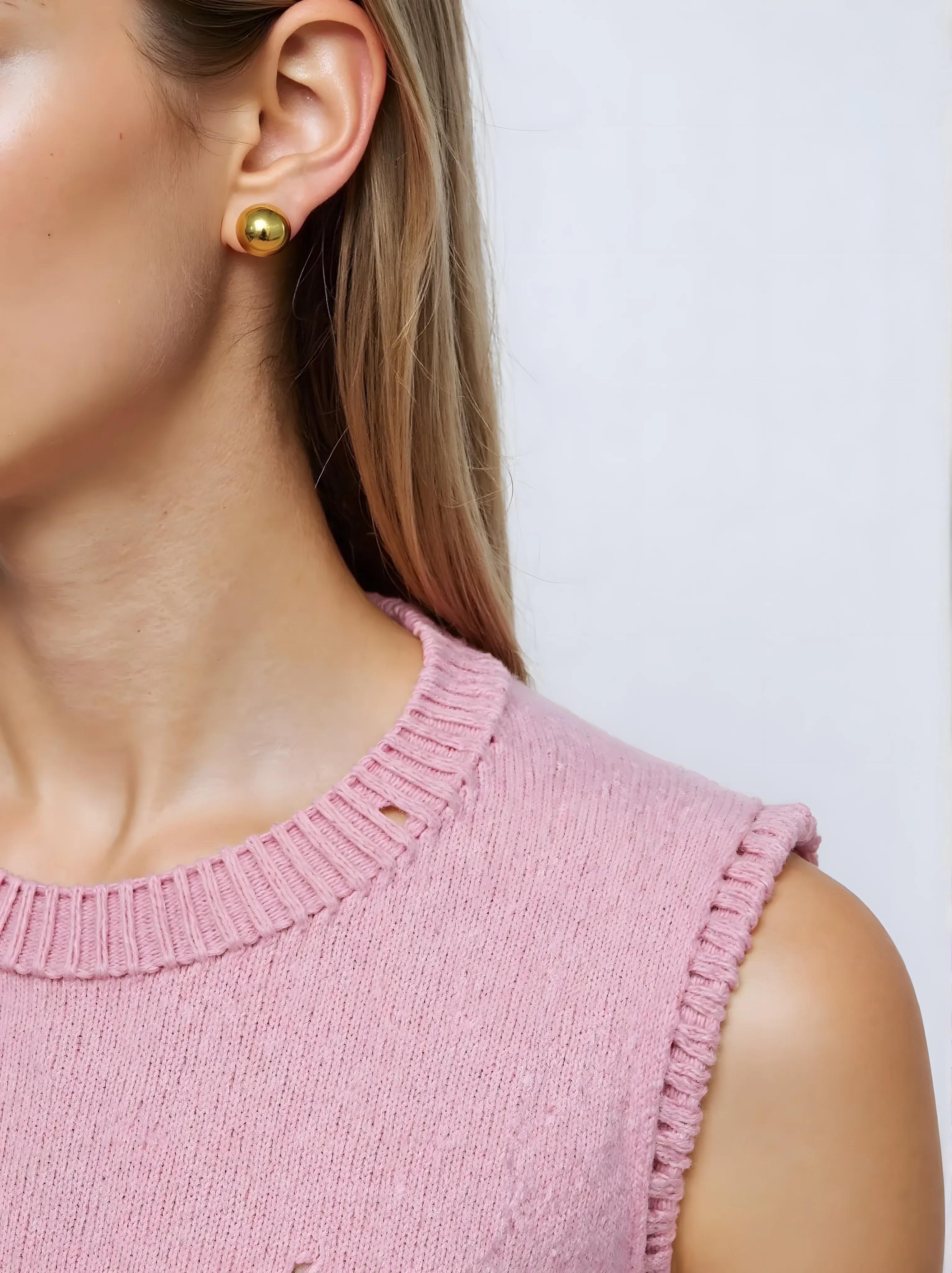 Small Globe Studs